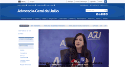 Desktop Screenshot of agu.gov.br