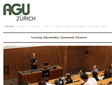 Tablet Screenshot of agu.ch